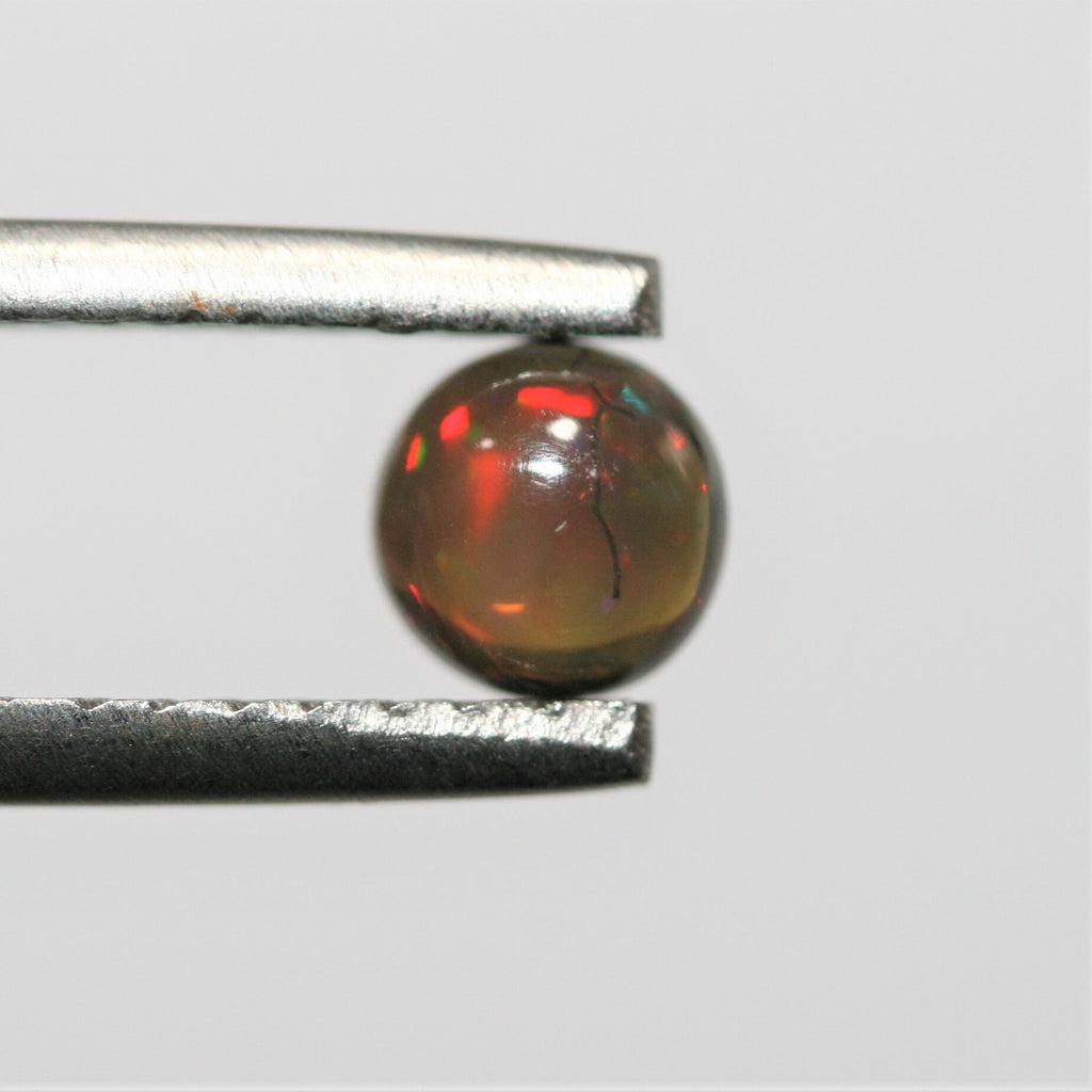 10 Pcs Lot Smooth Round Opal Cabochon 4mm.- 10 Pieces