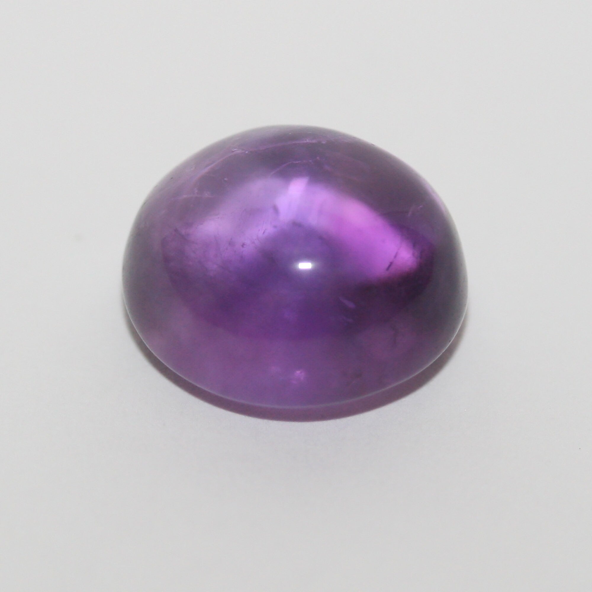 African Amethyst Oval Cabochon 13x11.5mm.-(8.8ct).
