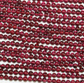 13" St Garnet Smooth Round Beads 3-3.5mm.-Strand 34cm