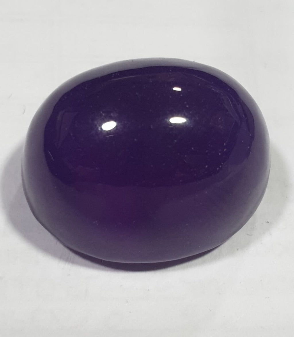 Burma Jade Purple Cabochon 35ct 21.95x17.7mm- Genuine Gems- Jewelry Supplies- Purple Jade
