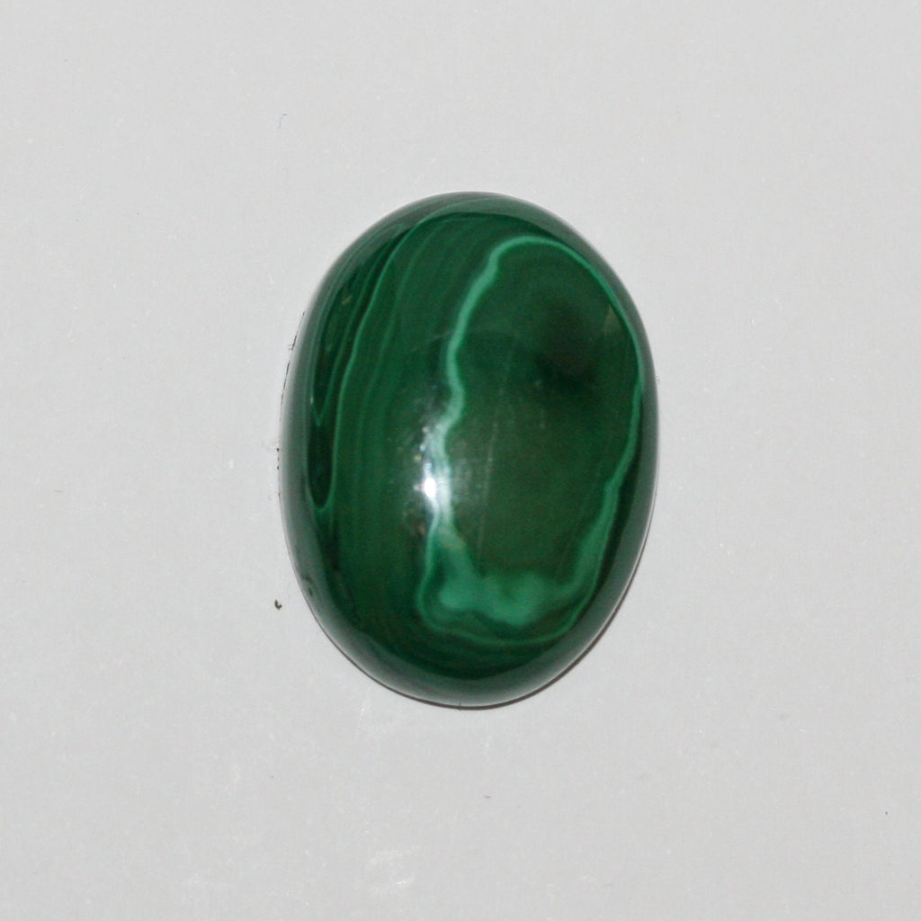 Malachite Oval Cabochon 28x20mm.(55.7ct)