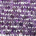 14" St African Amethyst Smooth Rondelle 5x3mm.Approx.-Strand 37cm