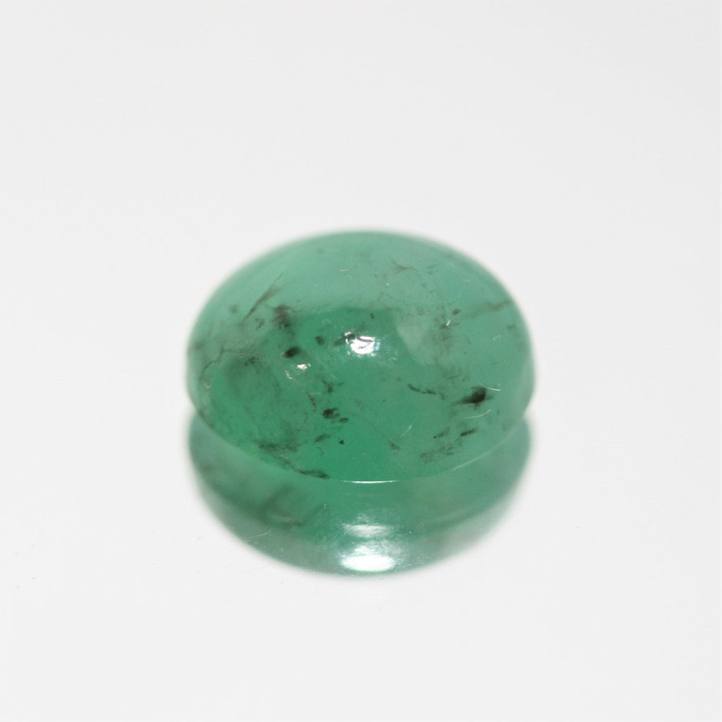 Emerald Smooth Oval Cabochon 10.2x8mm. (3ct.)