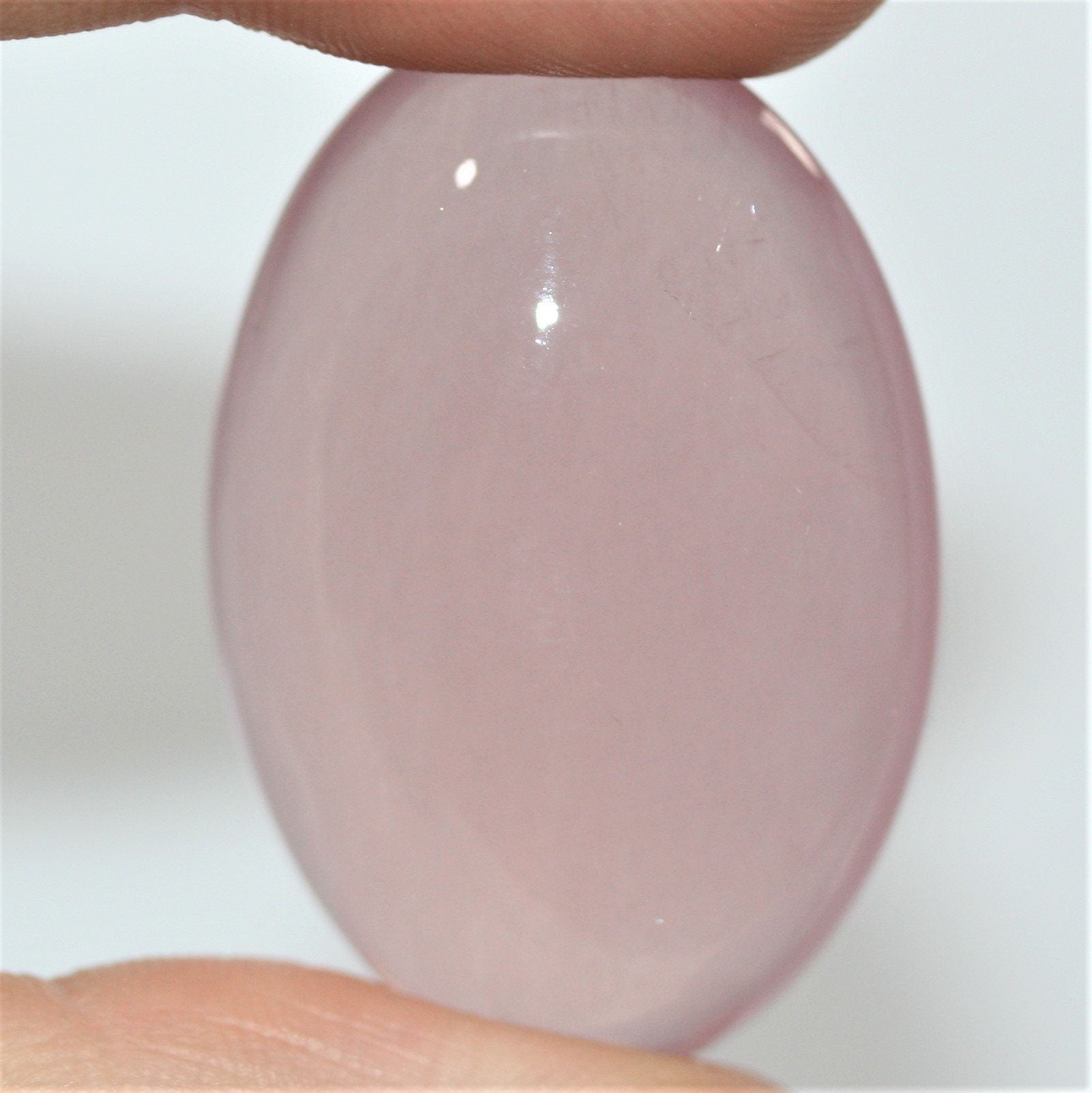 Rose Quartz Smooth Oval Cabochon 38x26mm. (79.6ct.)