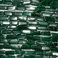 14" St Green Aventurine Smooth Brick Prism Beads 11x5mm.-Aprox. -Strand 40cm