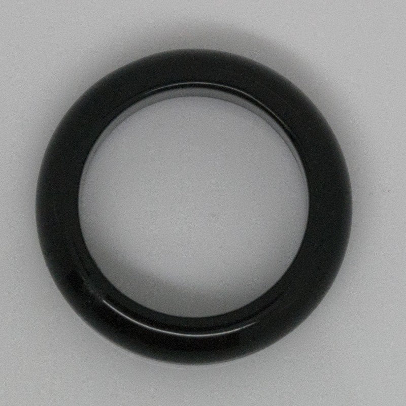 Pendentif circulaire lisse en onyx 28 mm.