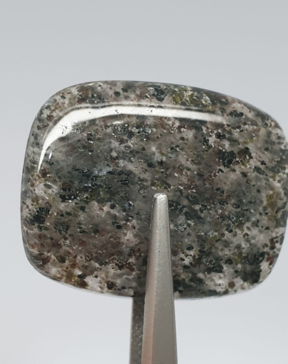 Rare Moss Quartz Square Cabochon 28.6x22.7mm  35.17ct Natural Inclusions Inside The Quartz- Collector Piece