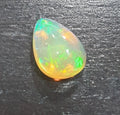 Lots Of Fire 1 Pc Wello Ethiopian Opal  Drop Cabochon 10x7mm. (1.25ct)  -Gemstone Parcels-Loose Stones Wholesale Price