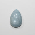 Top Blue Color Aquamarine Drop Cabochon 26.5x18.3mm 33.94ct- Natural Untreated Gemstone-