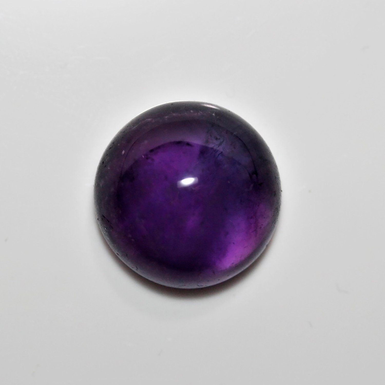 1 Pc lot Amethyst Round Cabochon 17 mm. (1 pc.)