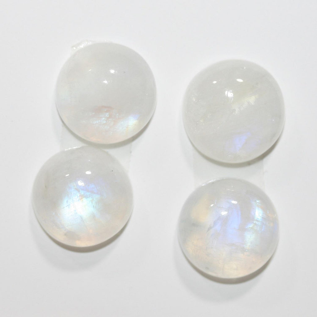 Fire  Moonstone  Round Cabochon 13mm. (4 Pieces)