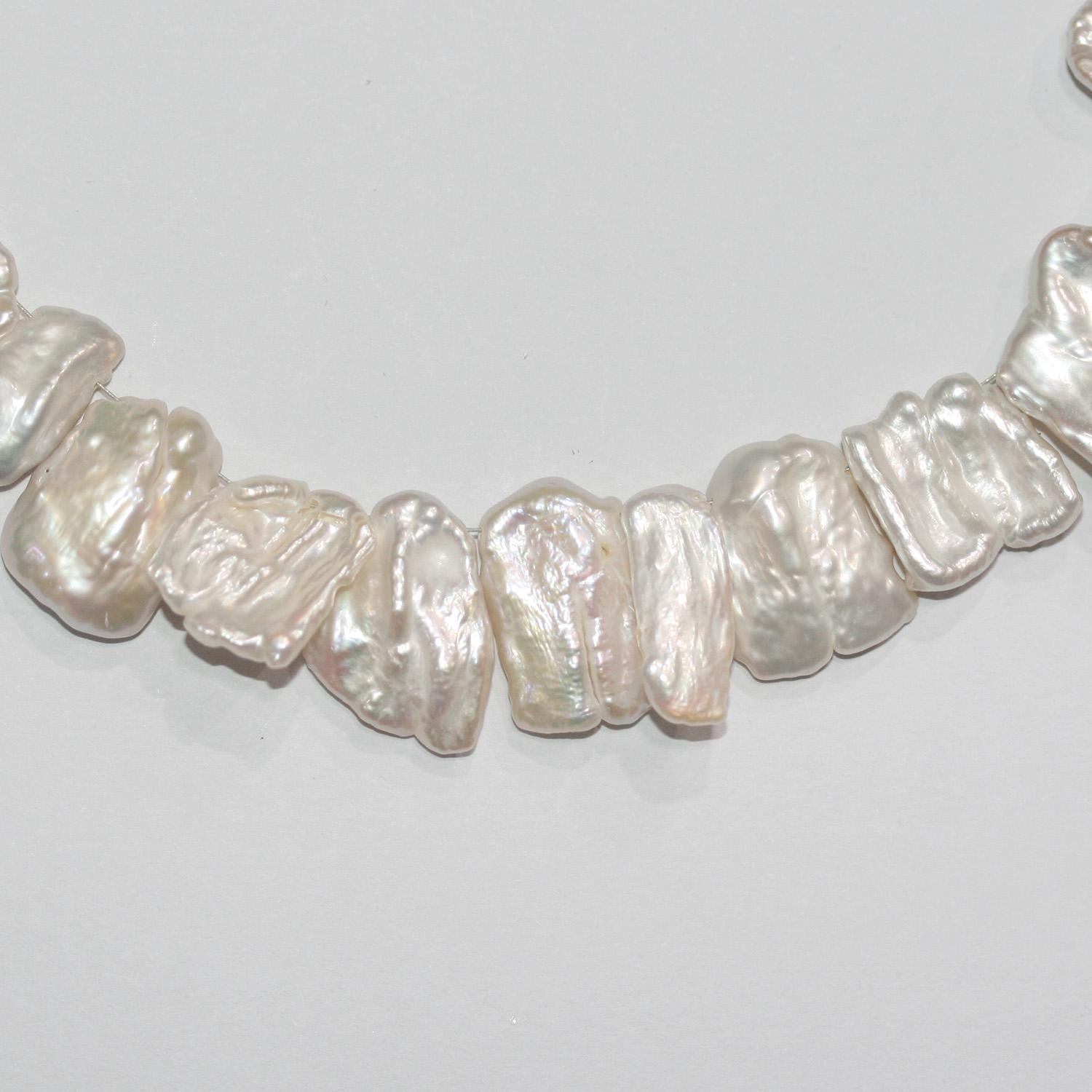 13" St FreshWater Keshi Pearl 18x13mm.Approx-Strand 36cm -Natural Pearls wholesale Prices