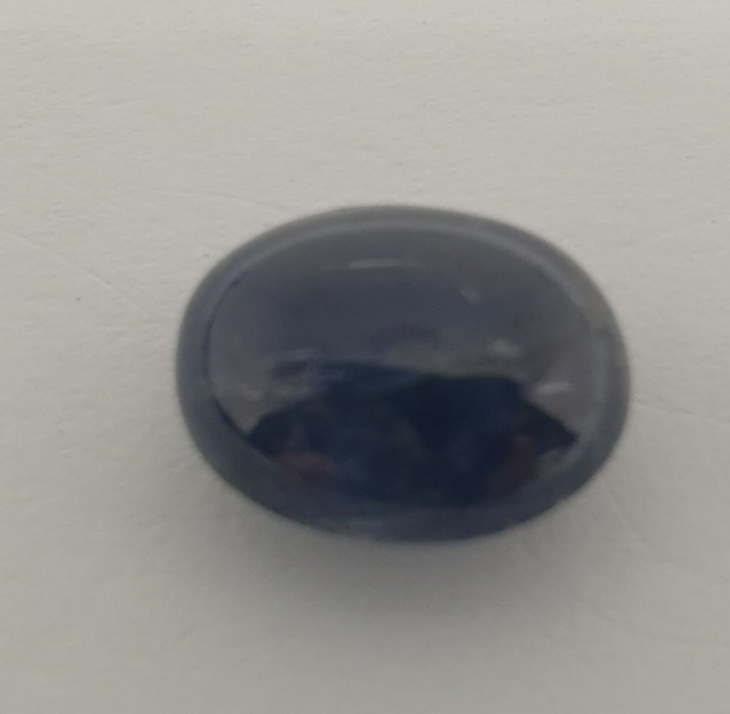 Dark Blue Sapphire Smooth Oval Cabochon 13x10.6mm. (10.8ct.)