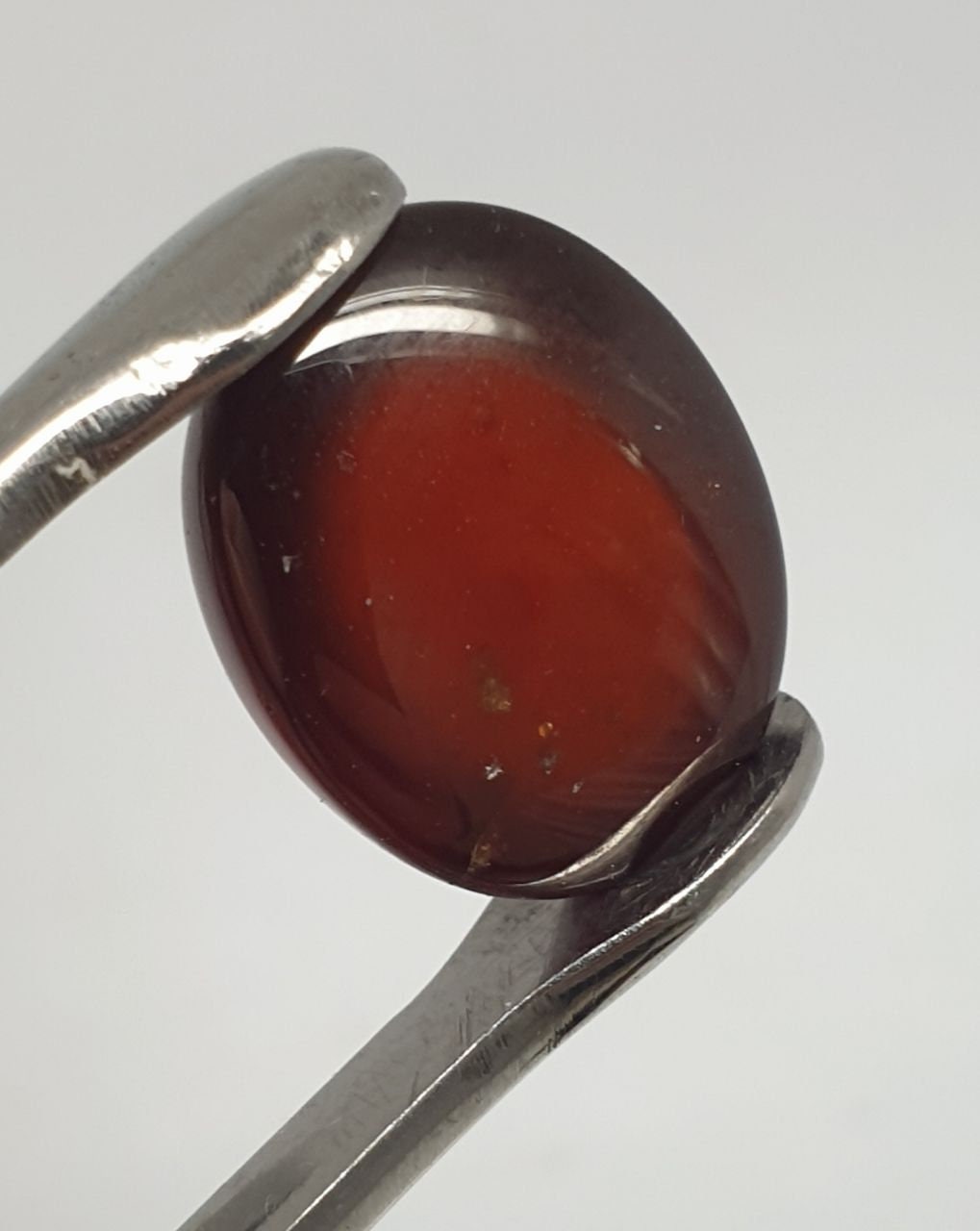 Hessonite Garnet Oval Cabochon 16.5x13.2mm 15.5 ct - Designer Cabochon