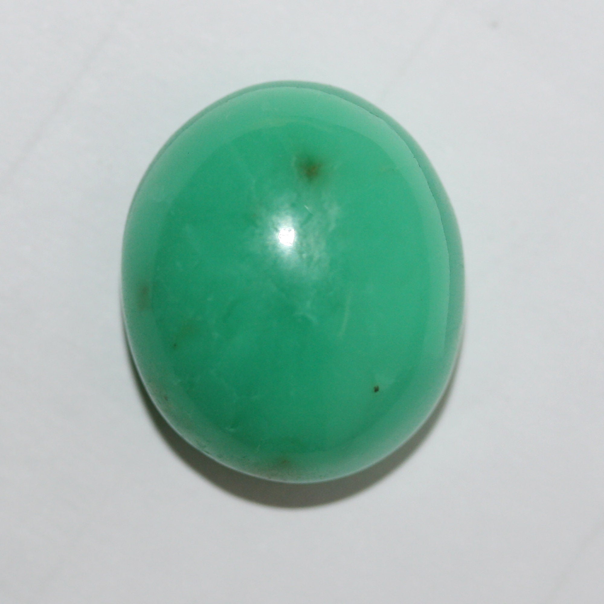 Chrysoprase Oval Cabochon 21x18mm.(32.15ct.).