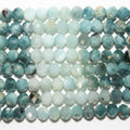 13" St Grandidierite Faceted Rondelle Beads 4x3mm.-Strand 33cm.