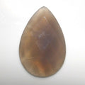 1 Pair Botswana Agate Faceted Drop Cabochon 30x20 mm. 2 pcs