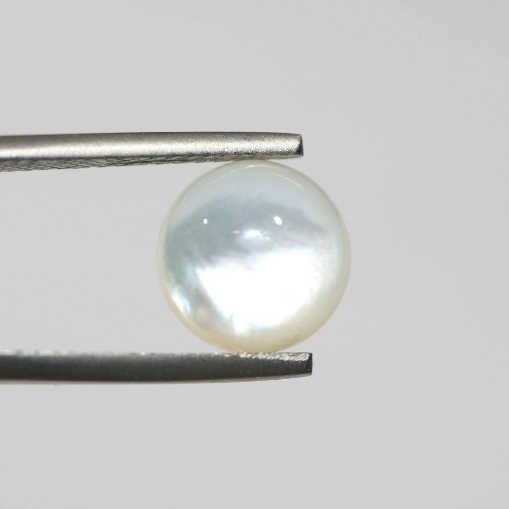 MOP Round Cabochon 10 mm. (10 pieces)