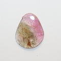 Watermelon Tourmaline Oval Flat Cabochon 19x15mm.(4.3ct.)
