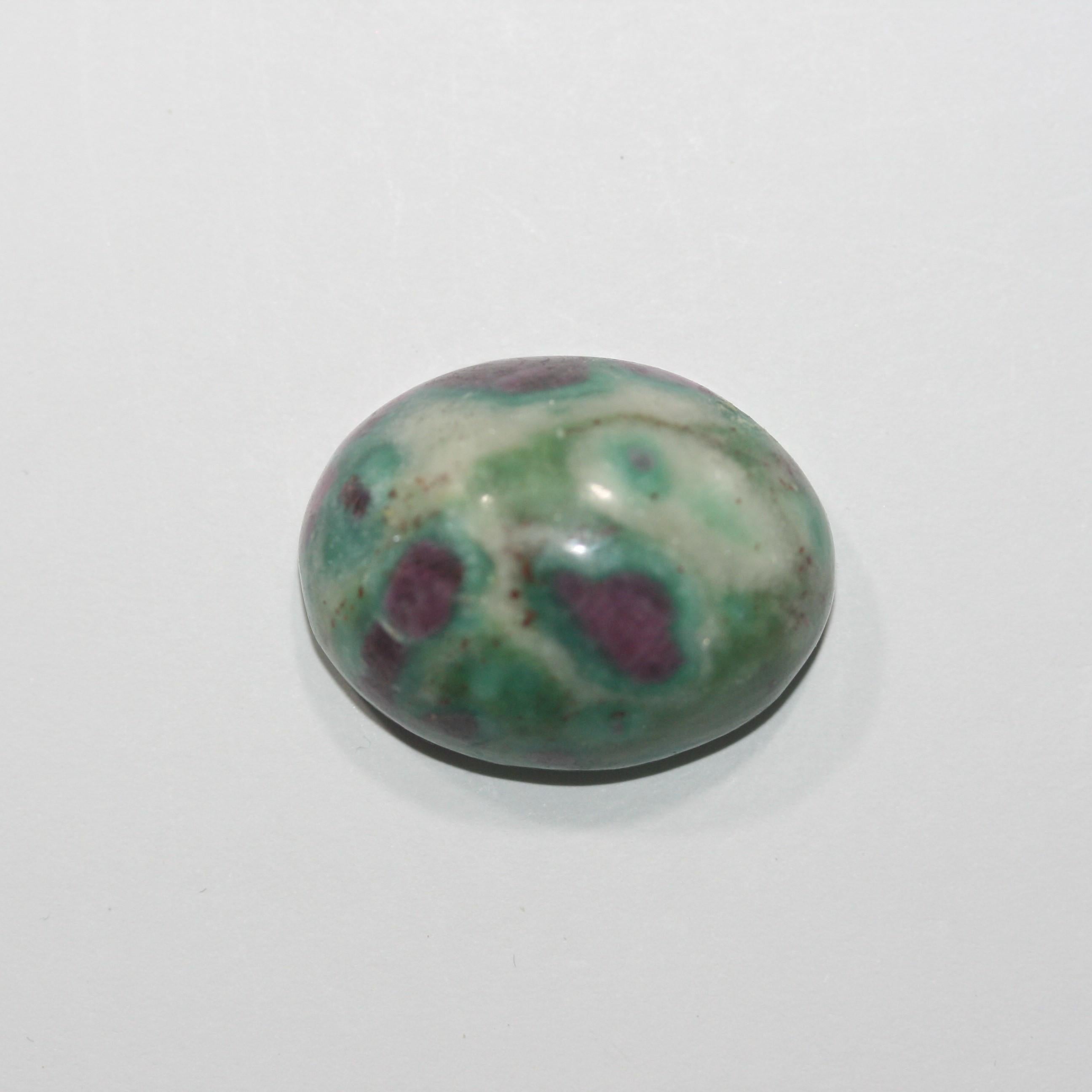Natural Ruby Fuchite Oval Cabochon 28.7x22.5mm 68.69ct- Top Quality