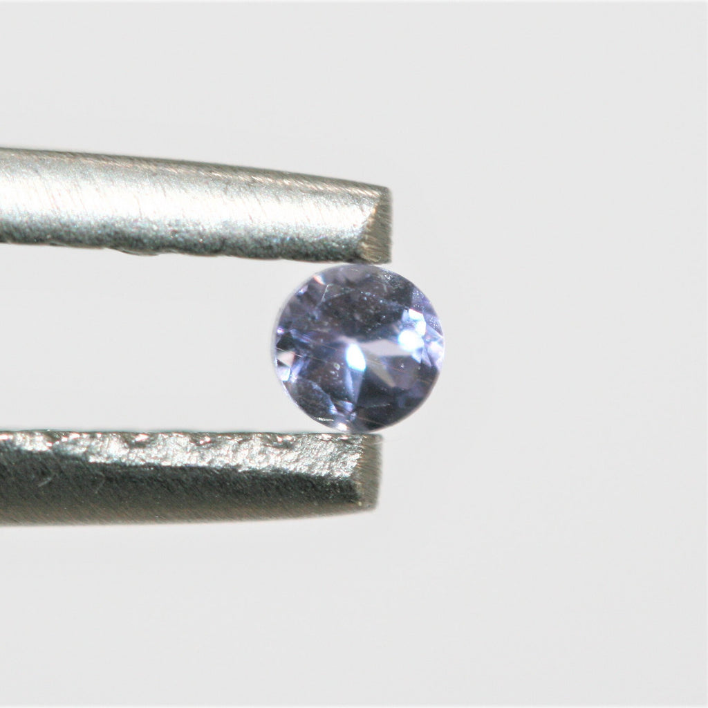 Lote de 10 tanzanitas redondas facetadas de 2,5 mm - Paquetes de piedras preciosas - Piedras sueltas al por mayor - Gemas naturales