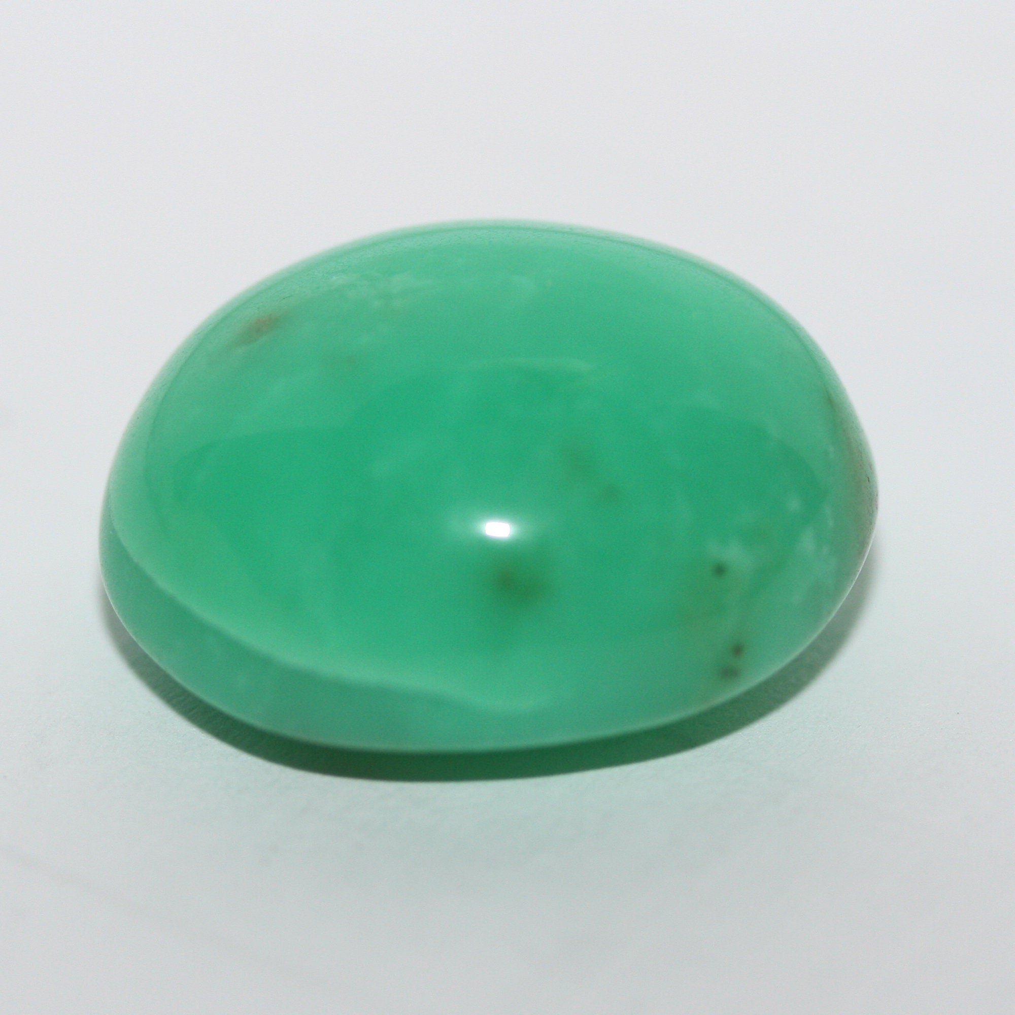 Chrysoprase Oval Cabochon 21x18mm.(32.15ct.).