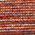 Cuentas redondas facetadas de granate St Hessonite de 16", 3,5 x 2,5 mm, hilo de 40 cm.