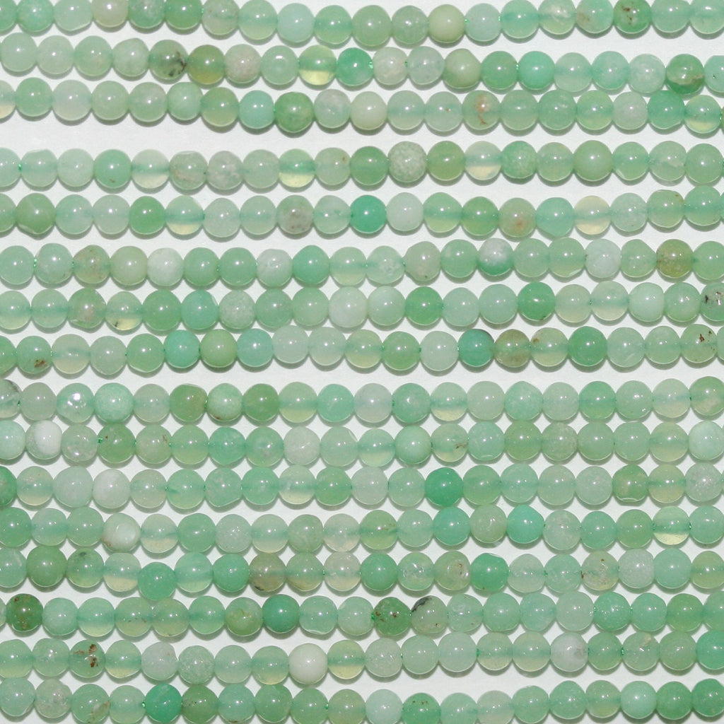 15" Sainte Chrysoprase Perles Rondes Lisses 2,5 mm.-Rig 39 cm.