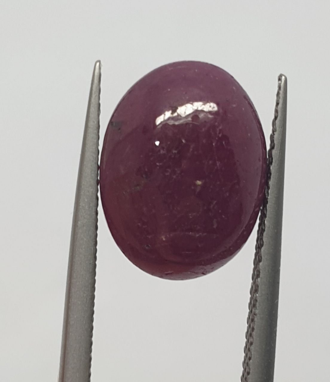 Top color Natural Untreated Ruby Cabochon 12.4x9.6mm 6.5ct Natural Gemstone Gems For Jewelry