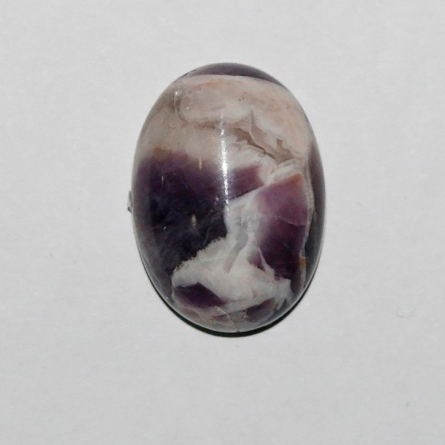 Lote de 6 cabujones ovalados de amatista (6 piezas) 13 x 18 mm.