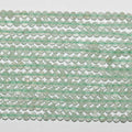 Perles rondes à facettes en prasiolite de 33 cm (13 pouces), 2,5 mm - Fil de 33 cm