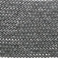 15" St. Black Tourmaline Finition Mate Perles Rondes Lisses 6mm.- Brin 38cm.