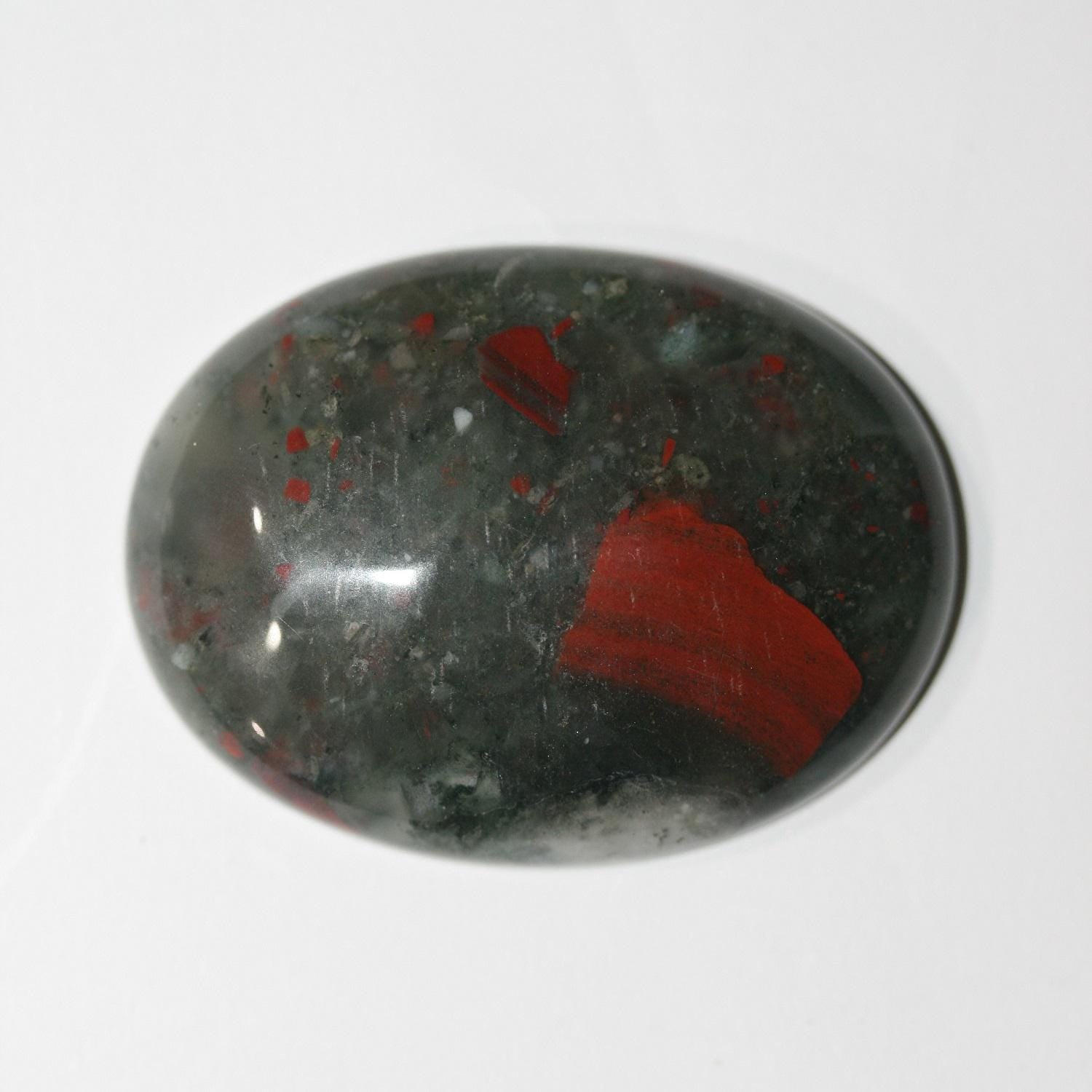 BIG 1 Pcs Heliotrope Oval Smooth Cabochon 40x30mm