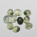 10 Pcs Lot Prehnite Oval Cabochon 10x8mm (10 pcs)