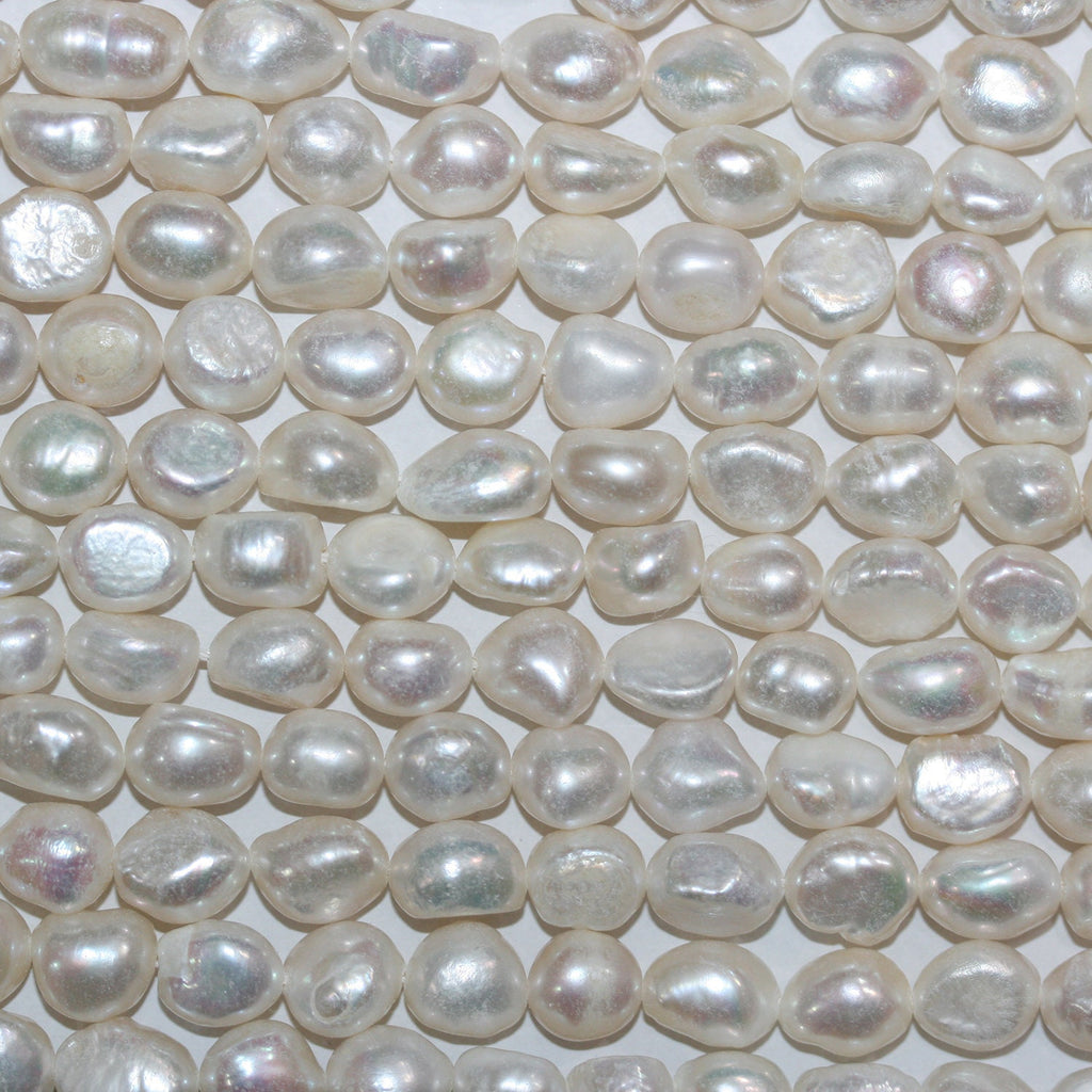 13" St Freshwater Baroque Pearl 8-9mm.-Strand 34cm -Natural Pearls wholesale Prices