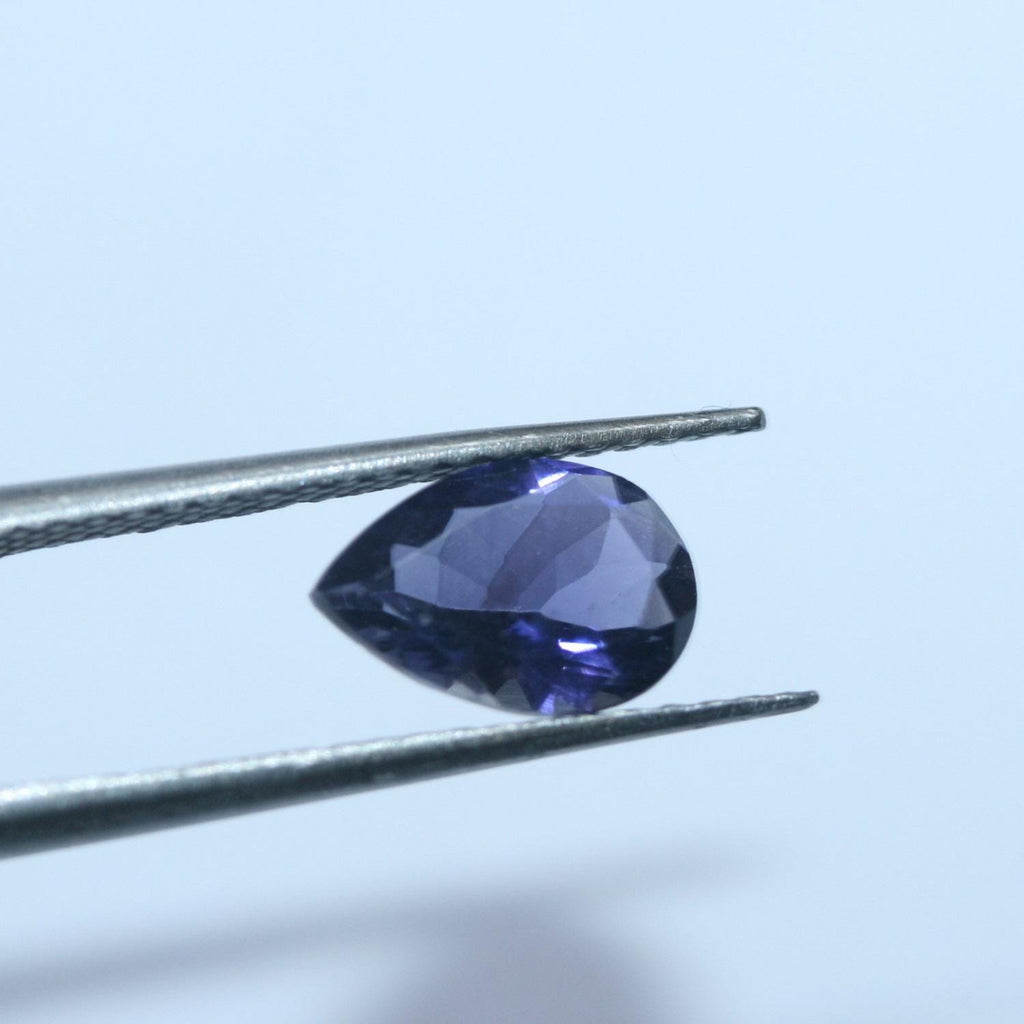 Lote Iolita Gota Facetada 8x5mm. (8Uds.).