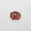 Top Quality Strawberry Quartz Oval Cabochon 20x15mm 21ct Natural Red Quartz - Designer Cabochon