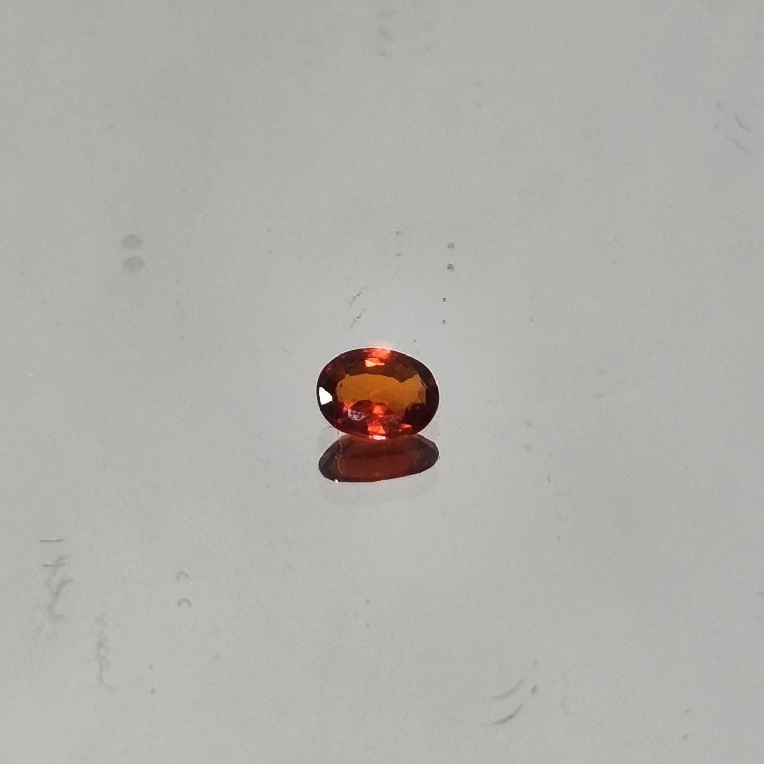 Lot de 6 saphirs multicolores ovales à facettes 5 x 4 mm - Pierres précieuses en vrac - Prix de gros - Gemmes naturelles