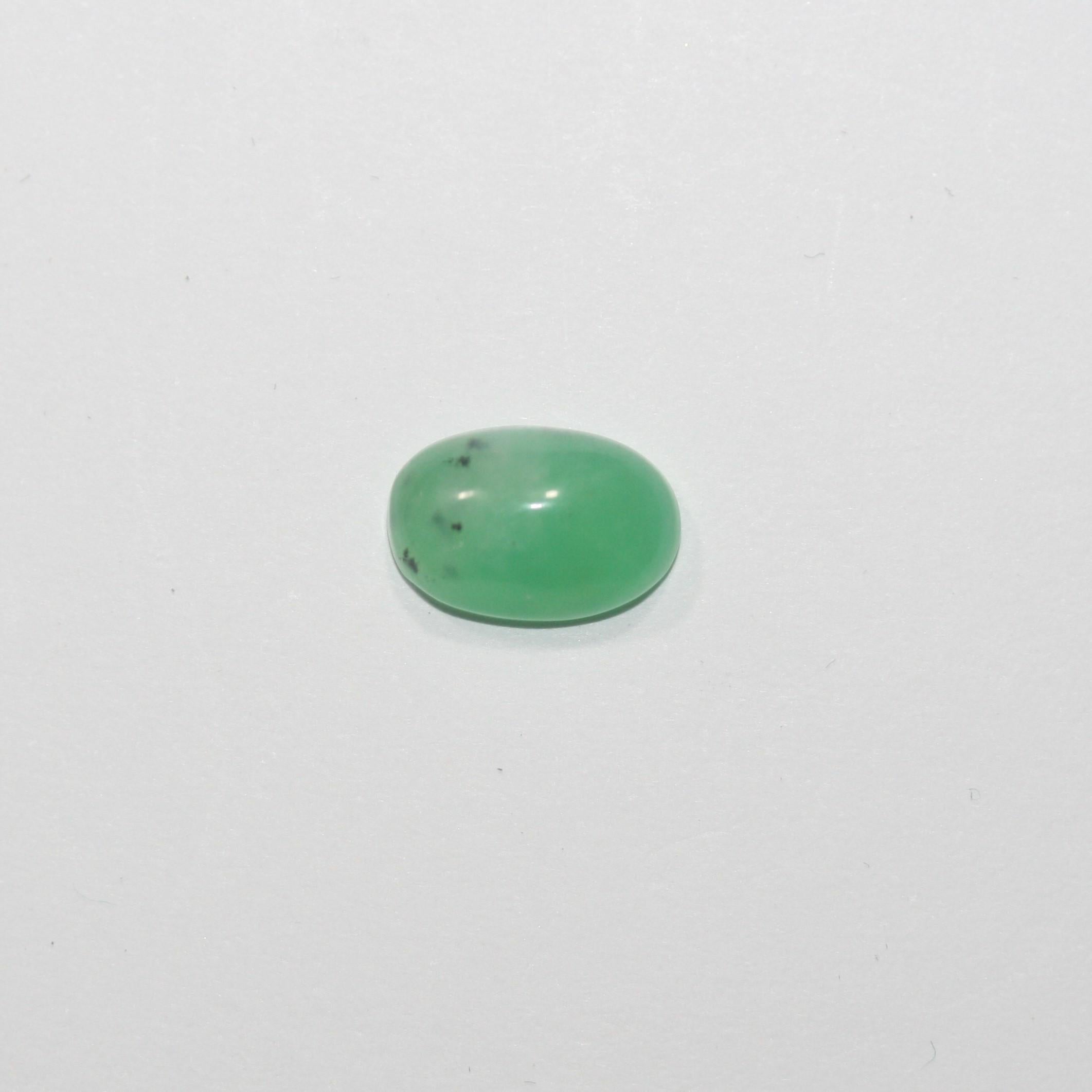 Blue Peruvian Opal Oval Cabochon Natural 11.4x7.5mm 2.70ct