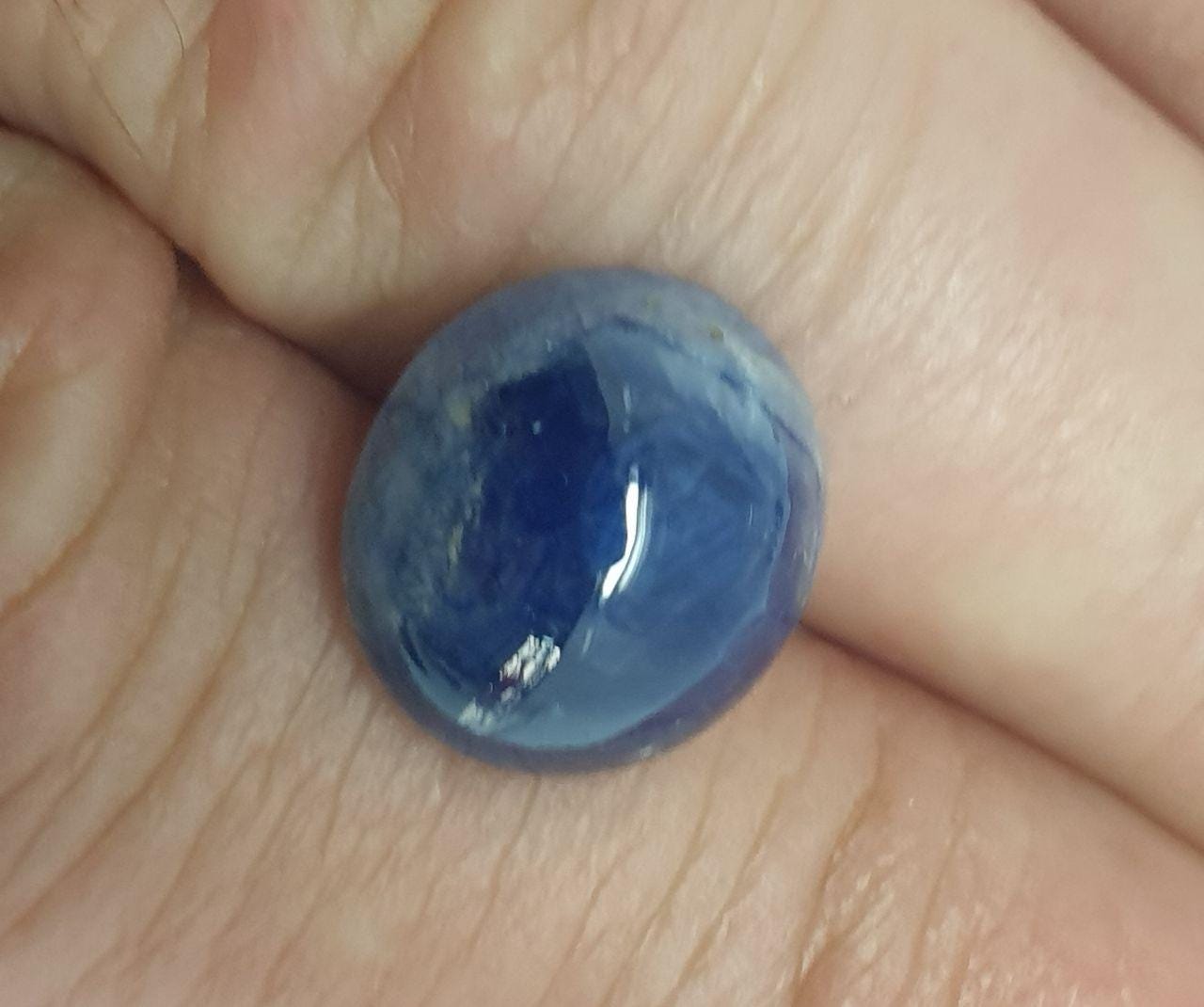 Natural Blue Sapphire Oval Cabochon 12.6x11.7mm. (10.2ct.)