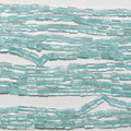 14" St Aquamarine Smooth Brick Prism Beads 3x2mm.Approx.-Strand 37cm.