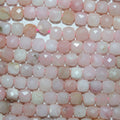 15" St Perles Cube Facettées Opale Rose 5mm.-Rig 39cm.