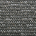 13" St Natural Pyrite Faceted Rondelle 4x3mm.-Strand 33cm.