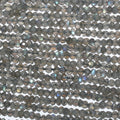 13" St Labradorite Faceted Rondelle Beads  4x3mm -Strand 34cm