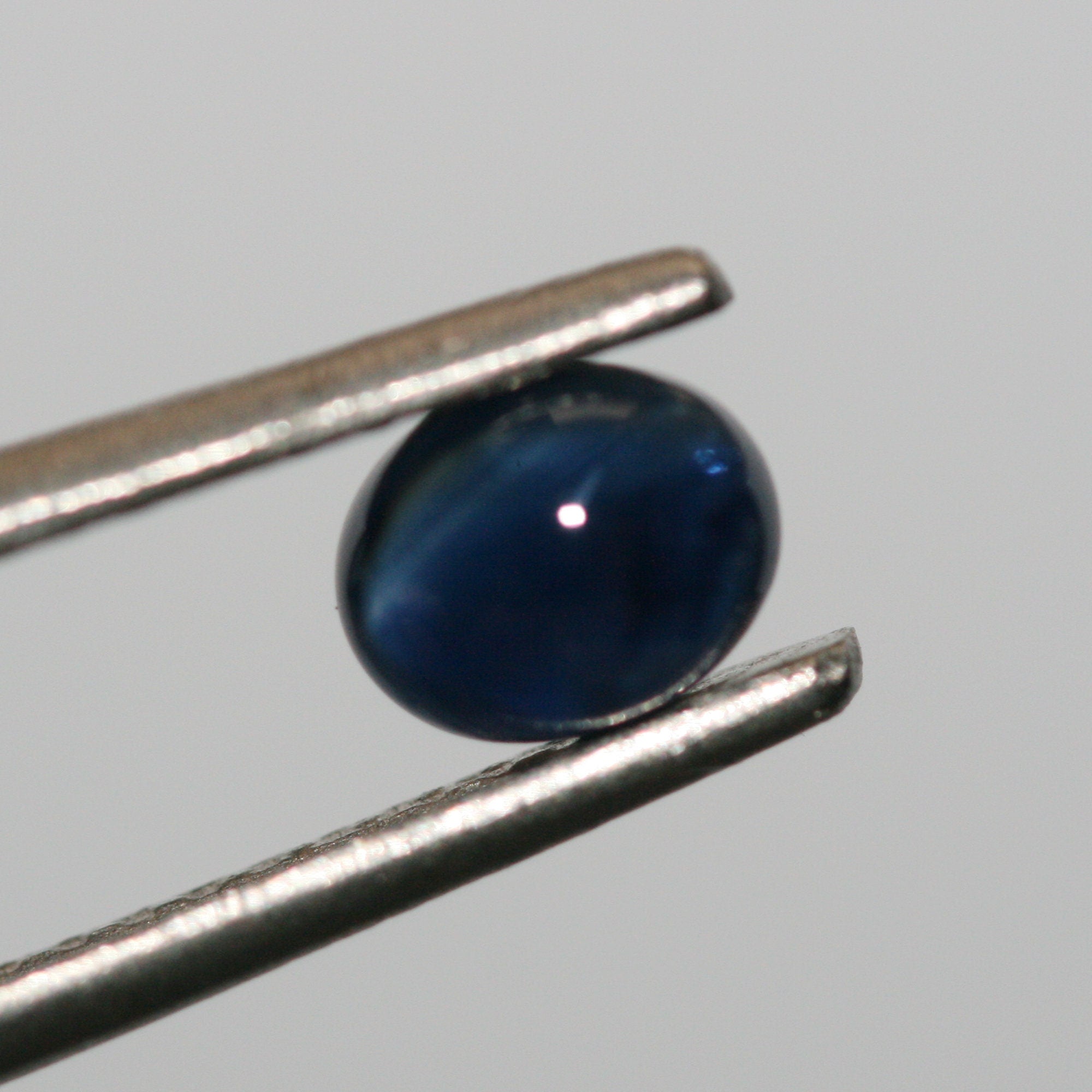 Sapphire Pair Oval Cabochon 5x4mm.