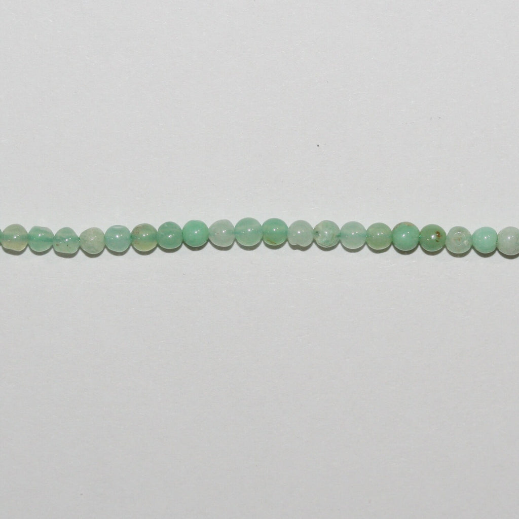 15" Sainte Chrysoprase Perles Rondes Lisses 2,5 mm.-Rig 39 cm.