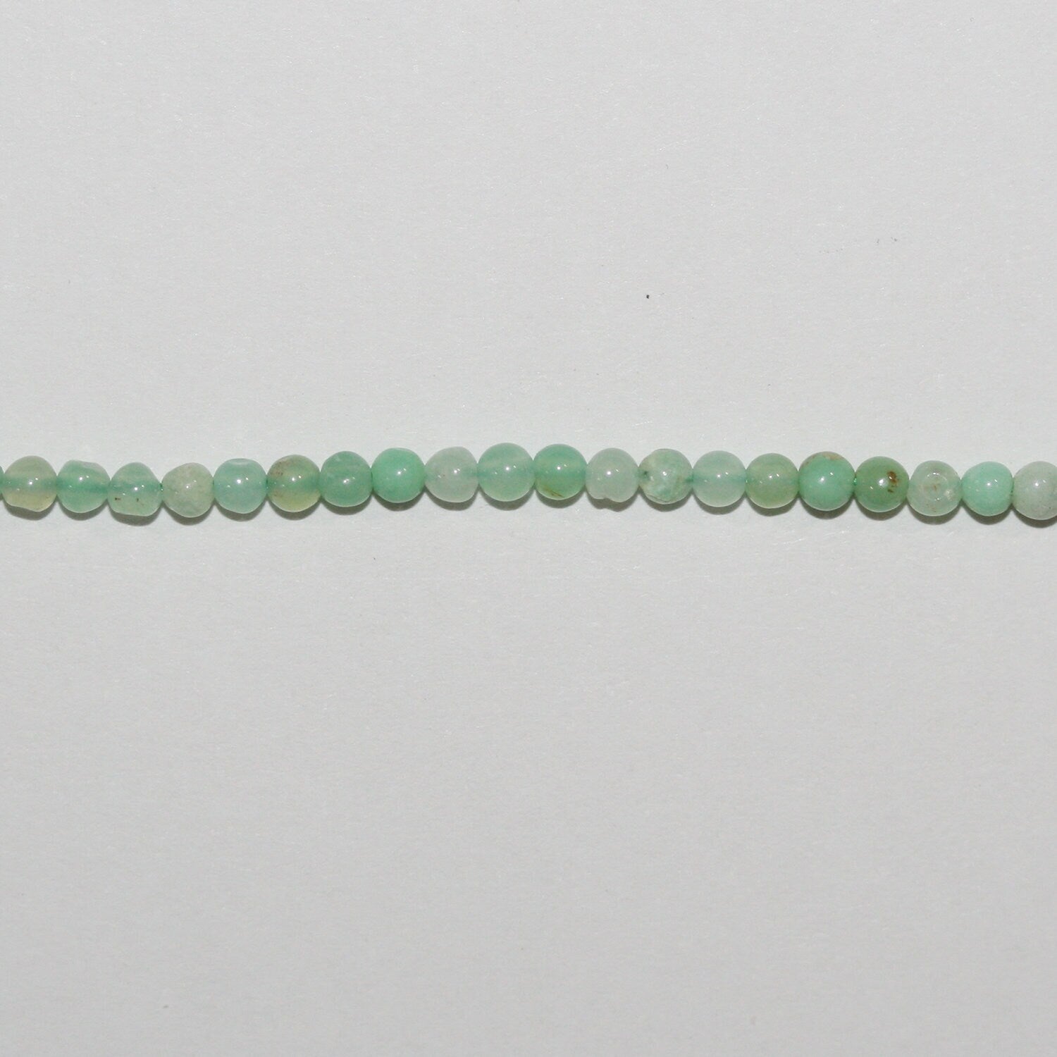 15" Sainte Chrysoprase Perles Rondes Lisses 2,5 mm.-Rig 39 cm.