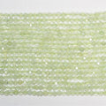 13" St Prehnite Faceted Round Beads 2.5mm.- Strand 34cm.