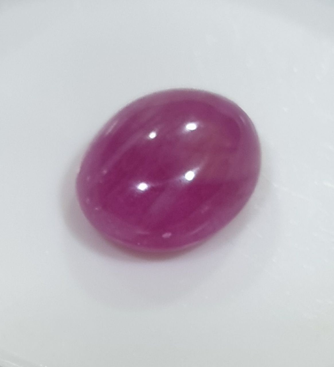 Pink Sapphire Oval Cabochon 10x8.1mm.(4ct.)