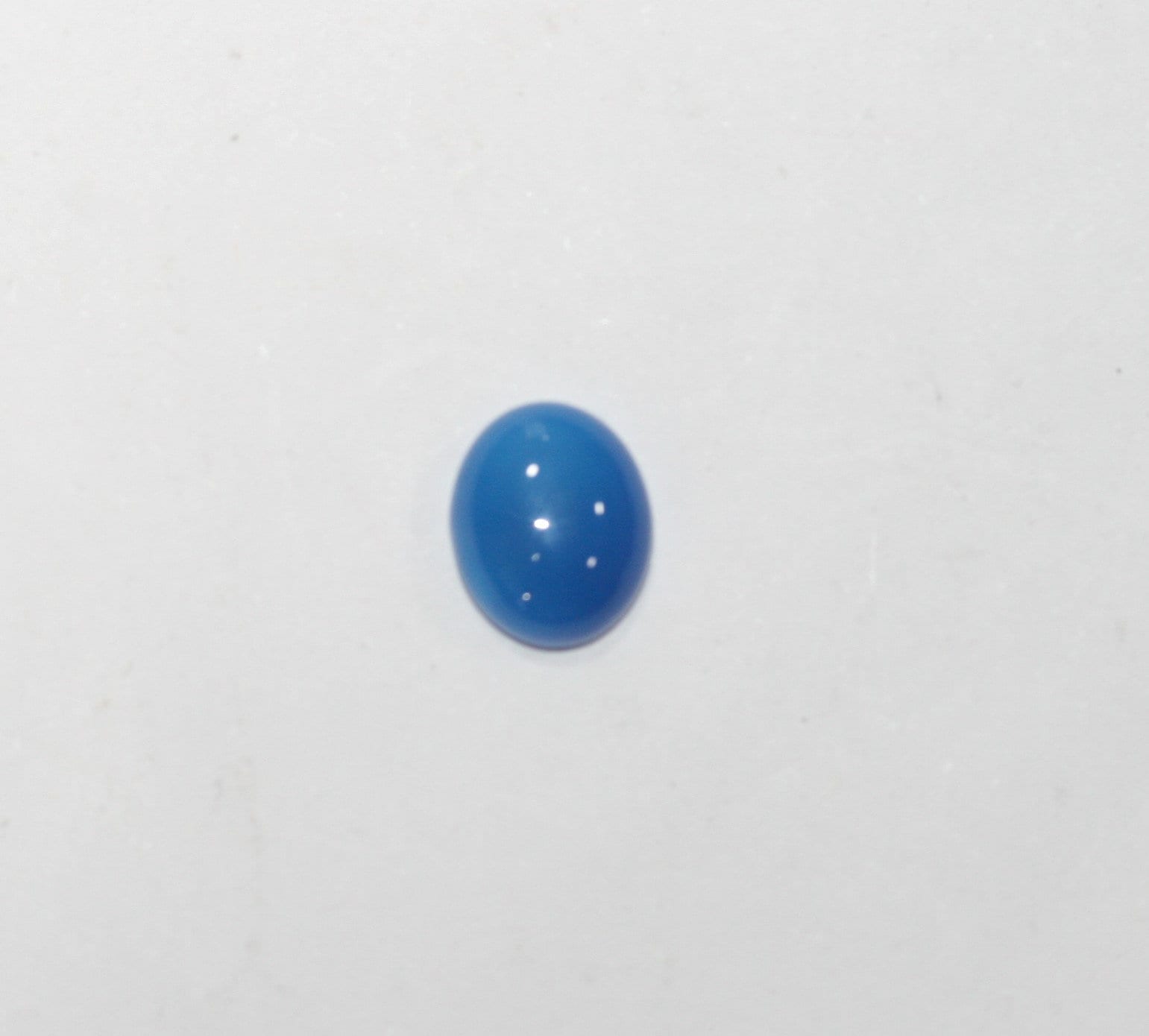 10Pcs Lot Blue Agate Oval Cabochon 12x10mm (10 Pcs)